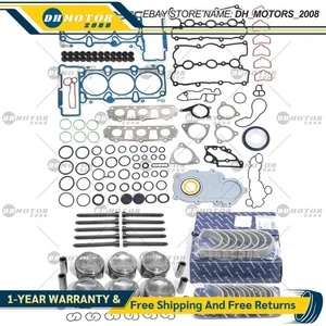 Engine Rebuild Overhaul Pistons Seals Kit For Audi A8 A6 S5 Q7 3.0 TFSI CRE CTD - Picture 1 of 6