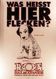 101 Dalmatiner - Diesmal sind die Hunde echt - Filmposter A2 60x42cm gerollt (3) - Picture 1 of 1