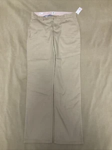 Gap Nwt 14 Girls Pants Tan Straight Leg - Picture 1 of 6