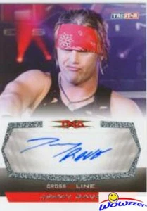 2008 Tristar TNA Cross the Line # C-JR Jimmy Rave AUTOGRAPH - Foto 1 di 1