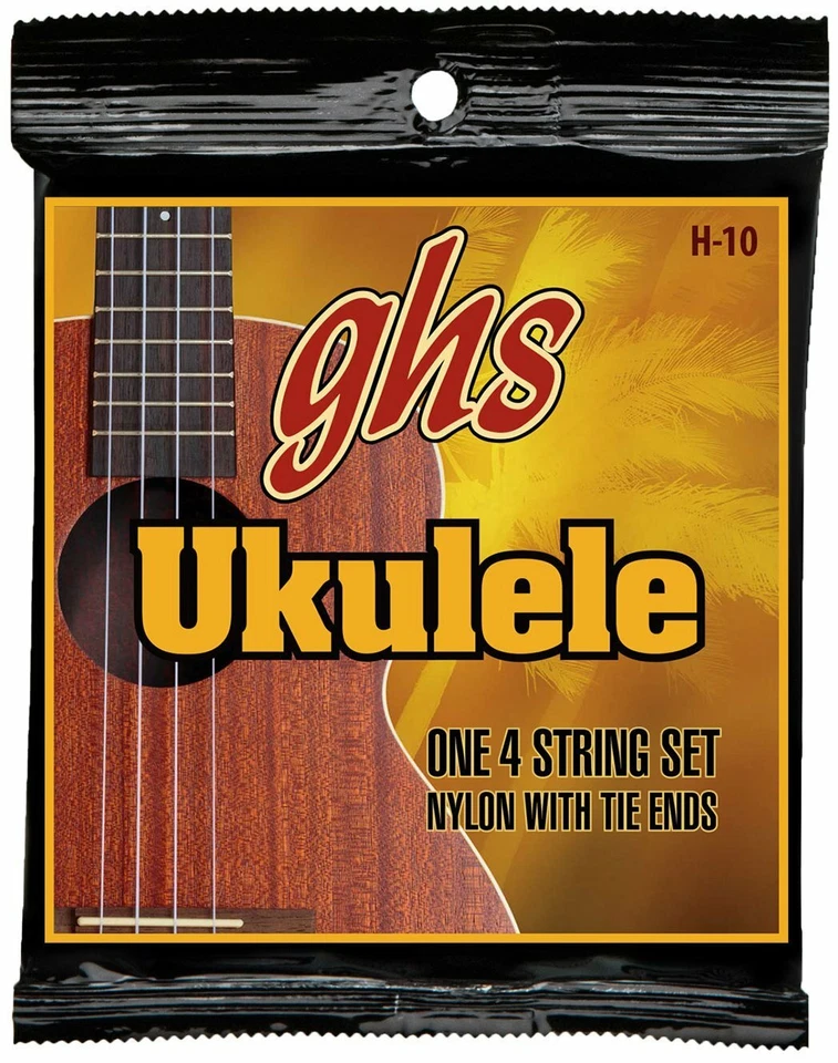 2 Sets GHS H-10 Nylon Hawaiian Soprano / Concert Ukulele Strings - Image 1 of 1