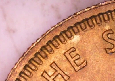 1949 Hong Kong 10 Cent Doubling DDO Error, +Jump Ring; Old Coin Foreign Money - Image 1 of 4