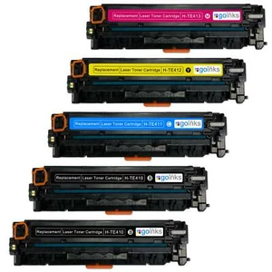 5 Cartouches de Toner remplacer HP CE410X, CE411A, CE412A, CE413A (305X/A) - Photo 1/1