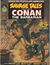 "Savage Tales Featuring Conan the Barbarian" 2, October 1973; Marvel magazine 