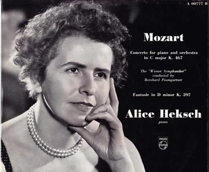 PHILIPS MINIGROOVE - ALICE HEKSCH - MOZART PIANO CONCERTO K. 467 / FANTASIE - NM - Imagen 1 de 2