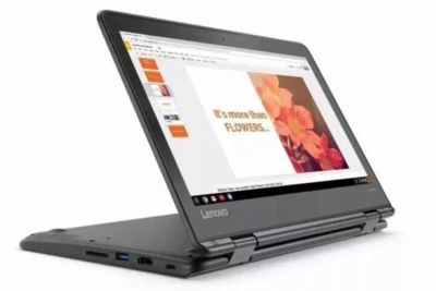 Yoga Touch Screen Lenovo Convertible Laptop chromebook 2.5 GHz, 4GB 32GB, webcam - Image 1 of 4