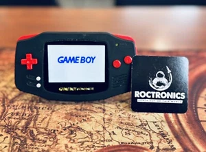 Consola Game Boy Advance GBA Negra con iPS Retroiluminada LCD MOD Consola Reino Unido - Imagen 1 de 12