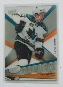 Tom Cavanagh (Sharks) 2008-09 Upper Deck Ice hockey ROOKIE card (only 1999 made)