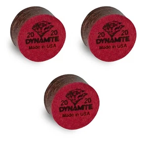 3 PUNTAS DE TACO DE BILLAR LAMINADO TIGER DINAMITE - 13 o 14 mm - DISTRIBUIDOR AUTORIZADO - Imagen 1 de 5