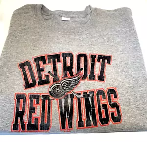 Detroit Red Wings Gray T-Shirt Size 2XL NHL Hockey NWOT - Picture 1 of 2