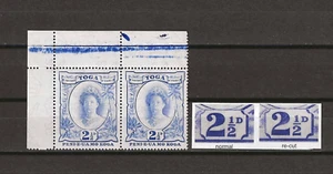 TONGA 1942/49 SG 77/77a MNH - Imagen 1 de 3