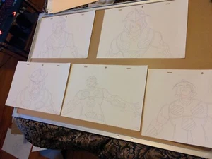  animation cels Production Art MARVEL Comics ULTIMATE SPIDERMAN NOVA S2 - Picture 1 of 6