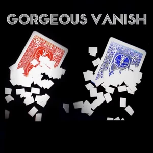 Gorgeous Vanish Magic Tricks Playing Card Vanishes to Snowflakes Appearing Card  - Picture 1 of 12