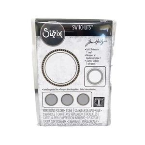 Sizzix Switchlits Tim Holtz SEAL Embossing Folder 665379 NEW - Picture 1 of 8