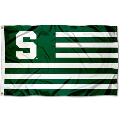 Michigan State University MSU Flag for Alumni Nation Cover