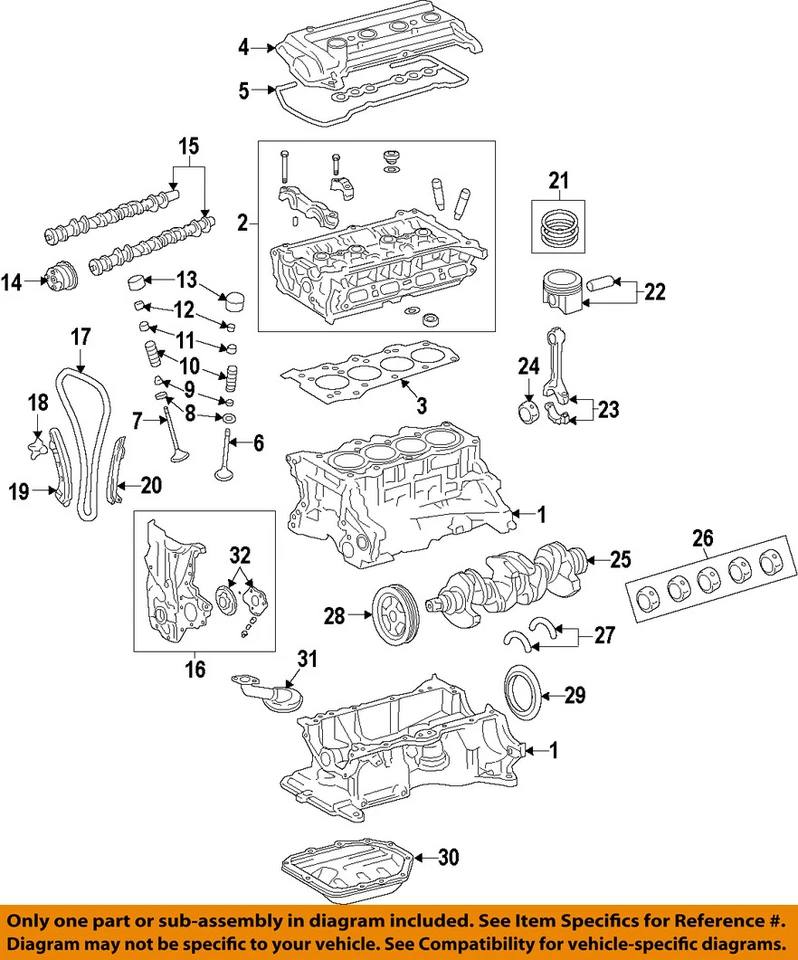 KIA OEM 12-15 Rio-Camshaft 241002B660 - Image 1 of 1