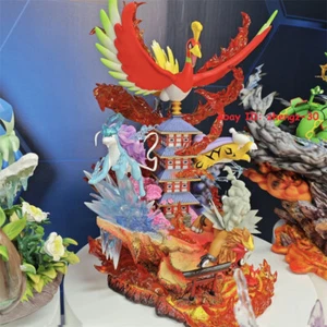 Ho-Oh Figure GK Statua Dipinta Anime PVC Modello Collezionismo Giocattoli Regalo Natale con SCATOLA - Foto 1 di 6