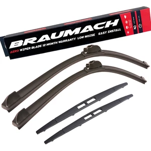 Front Rear Aero Wiper Blades For Renault Trafic X82 Barn Doors dCi 115 Van 2015- - Picture 1 of 11