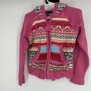Gap Kids Girls Sweater Jacket Zip Up Size XS Pink - Picture 1 of 5