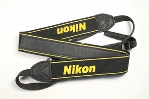 Nikon OEM Genuine Black Yellow SLR Camera Strap 1-1/2" AN-DC2 - Picture 1 of 1