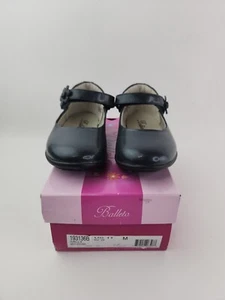 Balleto Toddler Girls Jumping Jacks Ballet Shoes Sally Navy Leather Size 11C. - Picture 1 of 18