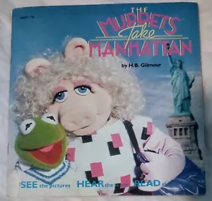 Muppet Music Talking Storybooks The Muppets Take Manhattan #710 Book Record 1984 - Imagen 1 de 5