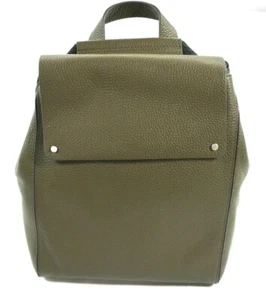 Treasure & Bond Amari Pebbled Leather Backpack Olive Green Leather NWT $199 - Picture 1 of 9
