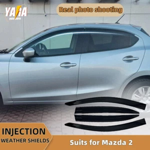 Injection Weather Shields Weathershields for Mazda 2 DJ Hatchback 2014-Onwards - Picture 1 of 9