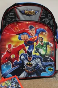 Justice League Zaino Supereroe Bambini Superman Flash Lanterna Verde Batman - Foto 1 di 6
