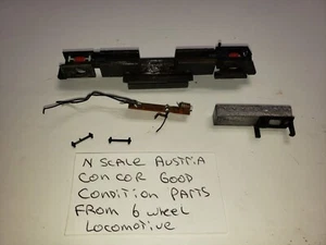 ATLAS CONCOR GEARED METAL CHASSIS AND PARTS N SCALE FROM AUSTRIA LOCOMOTIVE - Picture 1 of 7