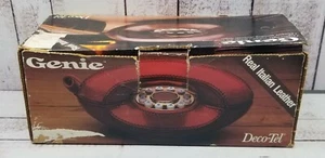 Deco Tel Genie Teif 8300 Dial Tono Botón Electrónico Teléfono Cuero Cubierto - Imagen 1 de 12