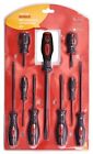 9Pc Screwdriver Set Engineers Phillips Slotted Soft Grip Diy New Amtech L0820