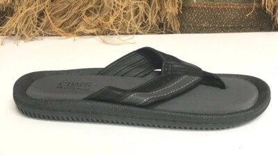 SANDALIAS CHAPS TALLA 9.5/10.5 ESTILO OPJ1 NEGRAS Foto 1 de 4