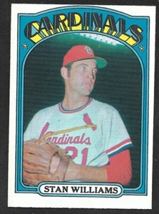 1972 TOPPS #9 Stan Williams ST LOUIS CARDINALS EX-MINT+ B - Picture 1 of 2