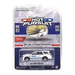 Greenlight 42980-F Dodge Durango "NYPD" weiss/blau 2019 - Hot Pursuit 40 - Picture 1 of 1