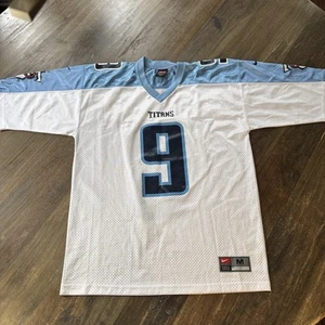 Vintage Nike Tennessee Titans Steve McNair #9 NFL Football Jersey Men Size M - Picture 1 of 6