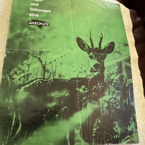 Vintage Anschutz For Hunting and Closed Season Catalog 1960 ( In German) - Picture 1 of 6