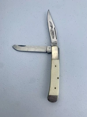 复古 Parker Edwards A 1423-2 白色骨捕手刀 — 第 1/4 张图片