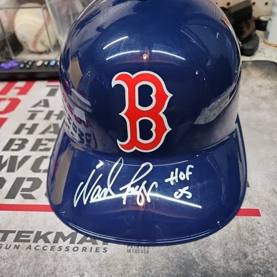WADE BOGGS Signed Boston Red Sox Replica Batting Helmet w/HOF'05 - SCHWARTZ - Изображение 1 из 4