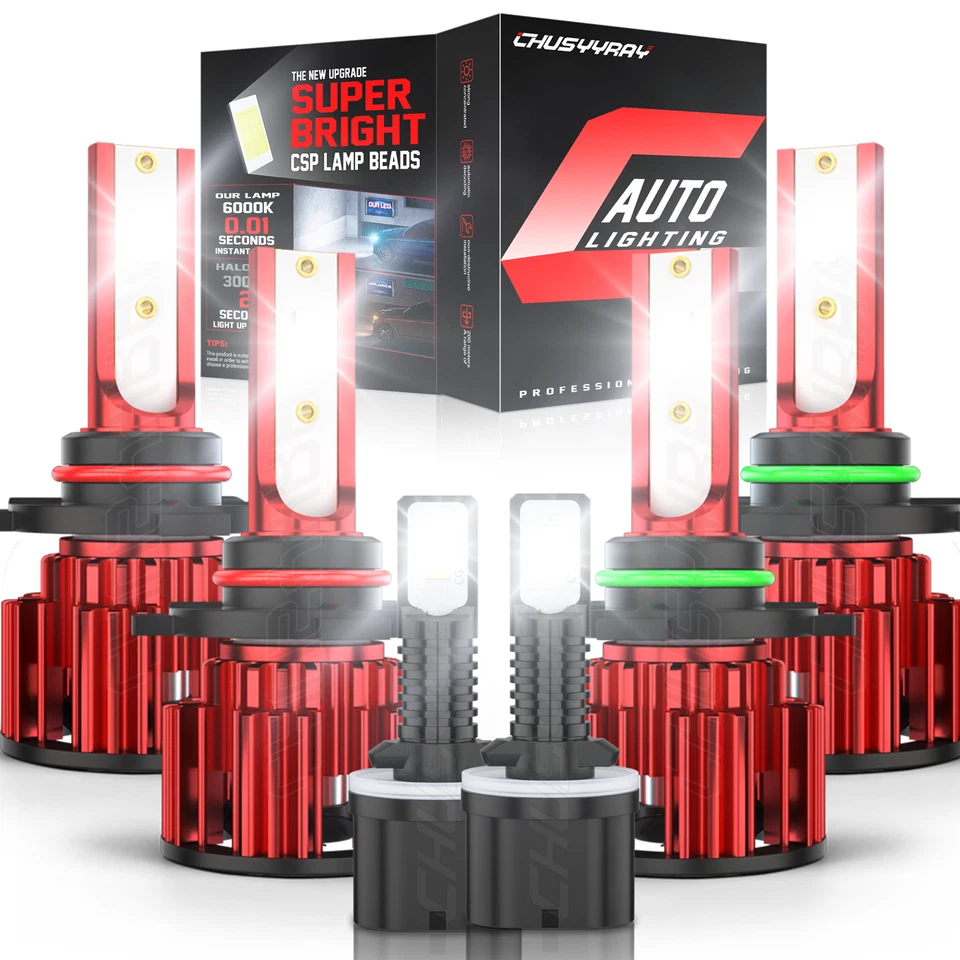 Kit de lâmpadas de neblina alta baixa para faróis de LED Mercury Mystique 1995-2000 - Imagem 1 de 4