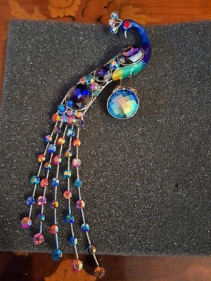 Butler and Wilson Peacock Broach With Box In Lovely Condition - Image 1 of 4