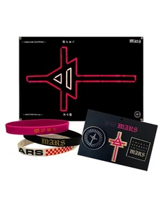 30 Seconds to Mars Gift Set Poster wristband and badge Pack new official - Imagen 1 de 1