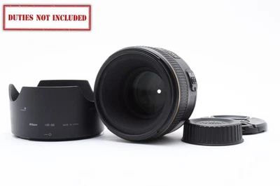 Читайте! [Почти как новый] Nikon AF-S NIKKOR 58 мм f1.4 G N объектив с капюшоном w/крышки из Японии - Изображение 1 из 4