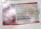 Manchester United v Manchester City FA Youth Cup 2004 MATCH TICKET