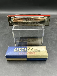Vintage Hohner Centennial Mundharmonika mit OVP - Made In Germany 10-Loch. - Bild 1 von 11