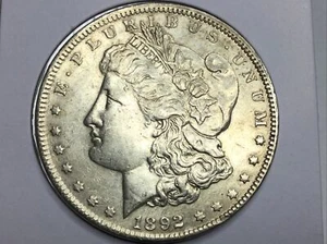 1892 Morgan Dollar in almost uncirculated - Picture 1 of 2