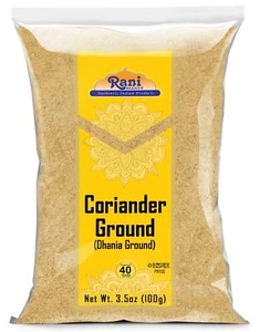 Rani Koriander gemahlenes Pulver (indischer Dhania) Gewürz 100g (3,5oz) - Bild 1 von 9