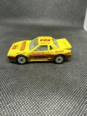 Matchbox Yellow Pontiac Fiero Goodyear #16 1:56 Macau 1985 Vintage - Image 1 of 4