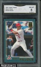 2001 Topps Traded #T247 Albert Pujols St. Louis Cardinals RC Rookie GMA 8 NM-MT