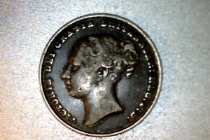 1839 Großbritannien Silberschilling, ohne W, schönes Detail - Bild 1 von 2